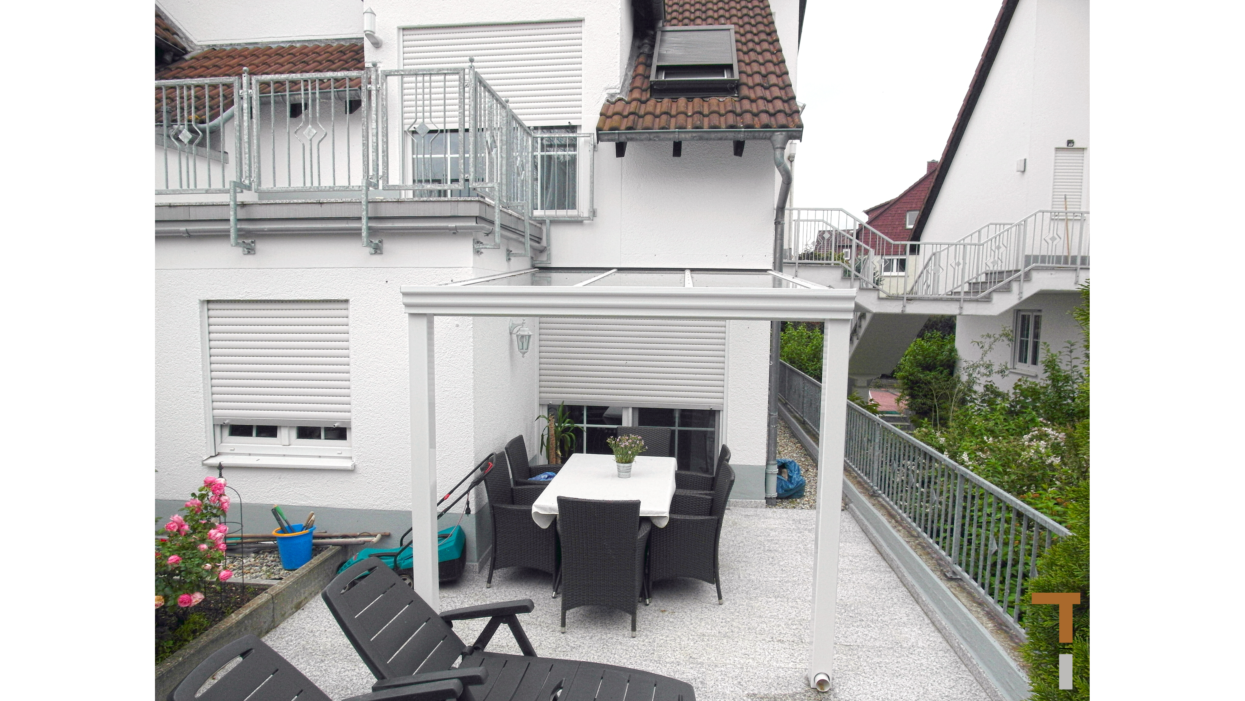 Fassadensanierung mit Balkonen und Terrassen